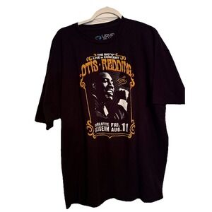 Liquid Blue Otis Redding Big O Charlotte Coliseum Xxl 2xl Unisex  Black T‎ Shirt